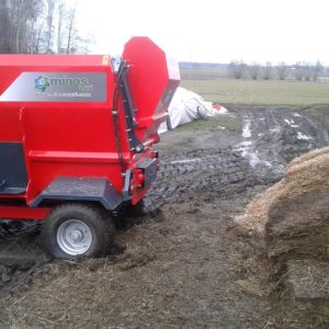 Paszowóz poziomy Minos Agri 4m3