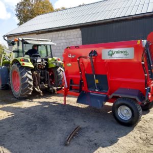 Paszowóz poziomy Minos Agri 4m3